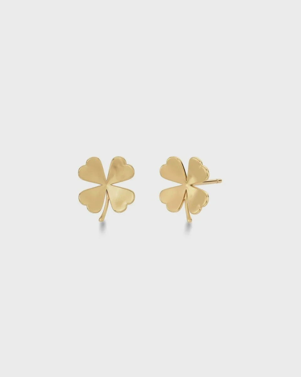 Edblad Lucky Stud Earrings - Gold 3 Edblad Lucky Stud Earrings - Gold
