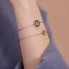 Edblad Monaco Mini Bracelet - Gold -Lulu&M edblad monaco bracelet steel mini gold 2033 kv