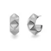 Edblad Peak Rivet Creoles Earrings - Steel 2 Edblad Peak Rivet Creoles Earrings - Steel -Lulu&M edblad peak rivet creoles steel pi 125356 1