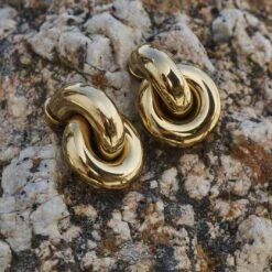Alternative view of Edblad Redondo Studs Large Earrings - Gold