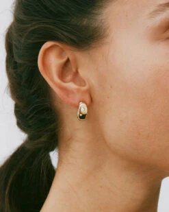 Alternative view of Edblad Selena Hoops S - Gold