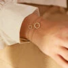 Edblad Mini Glow Bracelet - Gold 1 Edblad Mini Glow Bracelet - Gold -Lulu&M edblad sp21 glow bracelet mini gold 0069 kv