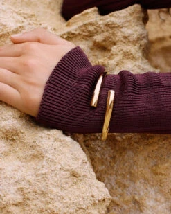 Edblad Sweep Bangle - Gold 7 Edblad Sweep Bangle - Gold -Lulu&M edblad sweep bangle gold cu 128046