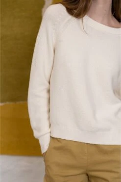 Jeff Emile Rib Knit Sweater - Cream 13 Jeff Emile Rib Knit Sweater - Cream -Lulu&M emile sweater 3