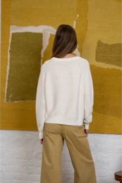 Jeff Emile Rib Knit Sweater - Cream 17 Jeff Emile Rib Knit Sweater - Cream -Lulu&M emile sweater 9