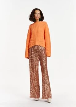 Alternative view of Essentiel Antwerp Entry Sequin Pants - Orange