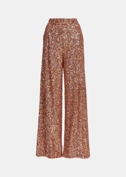 Essentiel Antwerp Entry Sequin Pants - Orange
