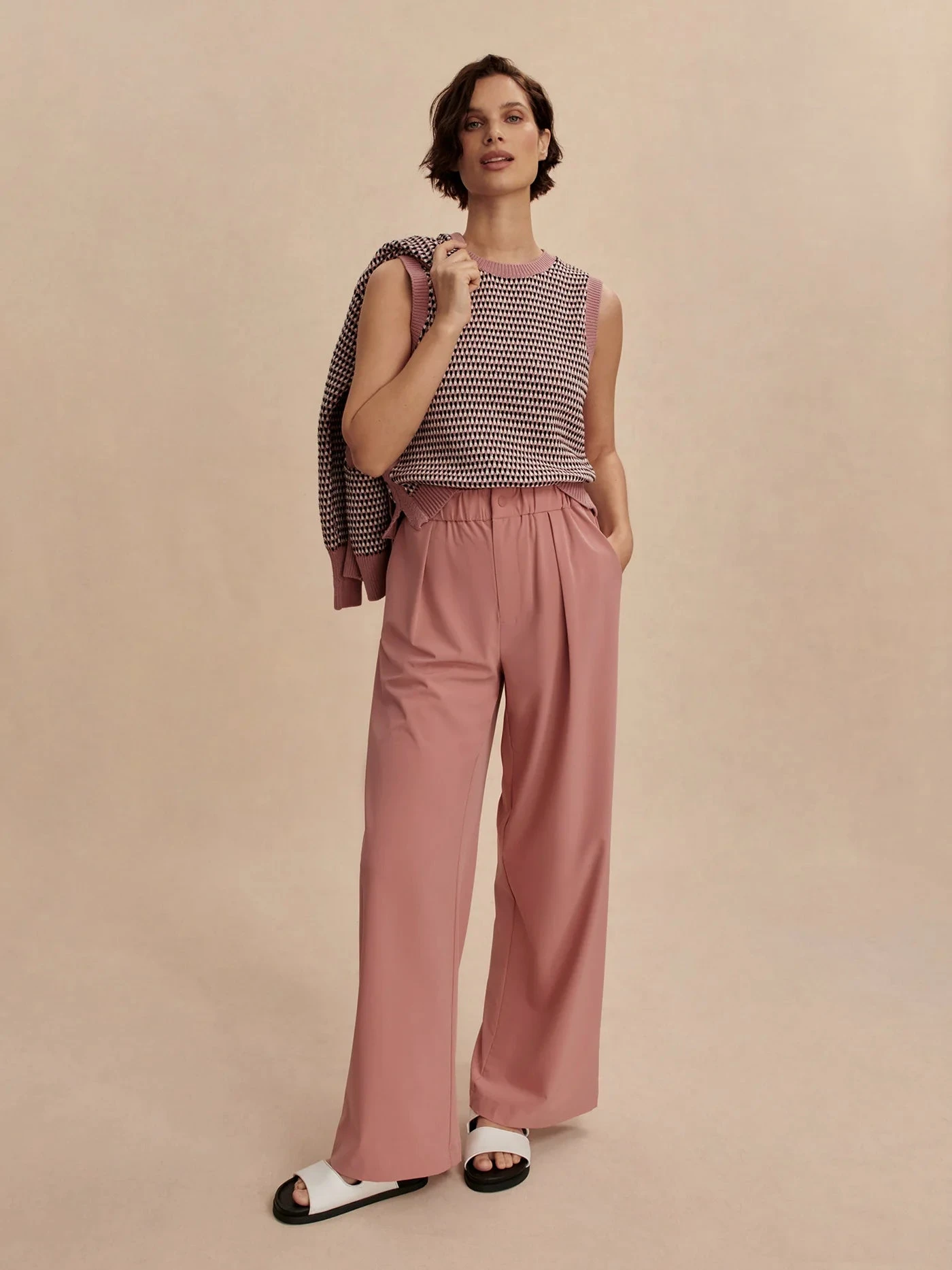 Varley Kayson Wide Leg Pant 29.5 - Ash Rose 8 Varley Kayson Wide Leg Pant 29.5 - Ash Rose - Image 6