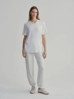 Alternative view of Varley Leighton Boyfriend Tee - White