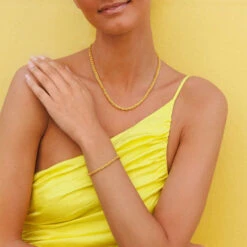 Caroline Svedbomb Gemma Necklace - Gold 6 Caroline Svedbomb Gemma Necklace - Gold -Lulu&M gemma 8026494f f68c 4b6d a868 4d707c5837ef jpg