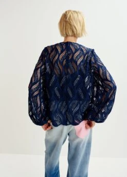 Essentiel Antwerp Hanover Lace Top - Dark Sapphire 14 Essentiel Antwerp Hanover Lace Top - Dark Sapphire -Lulu&M hanover ds33 3
