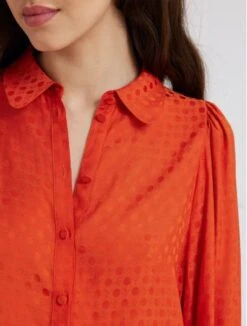 Idano Hava Uni Shirt - Orange -Lulu&M hava uni shirt 3