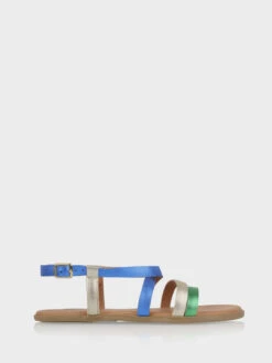 DWRS Hawaii Sandal - Dark Blue Metallic/Green