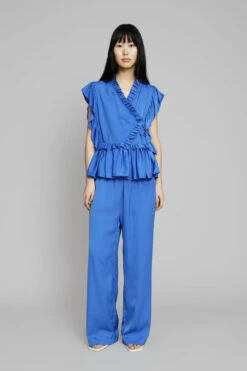 Munthe Jox Top - Turquoise -Lulu&M image 5e6d9a9a 39a7 49b0 bcf2 00c89f1bf2d0
