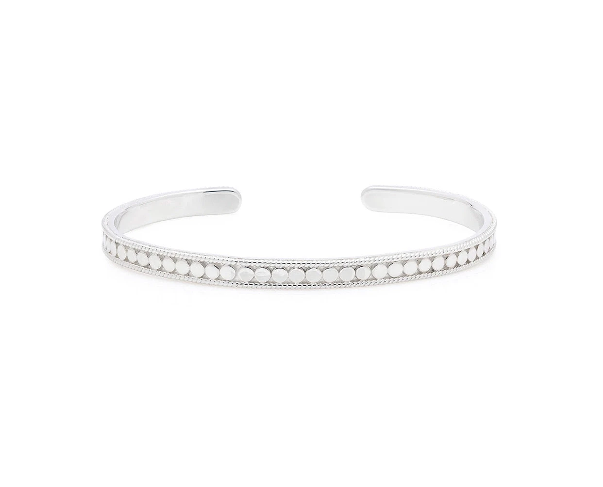 Anna Beck Dotted Stacking Cuff - Sterling Silver 6 Anna Beck Dotted Stacking Cuff - Sterling Silver - Image 4