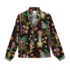 Wild Maxima Printed Shirt - Black 1 Wild Maxima Printed Shirt - Black -Lulu&M maxima 2