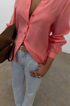 Never Fully Dressed Miley Shirt - Coral 5 Never Fully Dressed Miley Shirt - Coral -Lulu&M never fully dressed coral miley 2 jpg