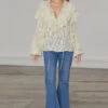 Never Fully Dressed Jacquard Riley Blouse - Cream 2 Never Fully Dressed Jacquard Riley Blouse - Cream -Lulu&M never fully dressed cream jacquard shirt 1 jpg