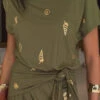 Never Fully Dressed Shell Midi Dress - Khaki 2 Never Fully Dressed Shell Midi Dress - Khaki -Lulu&M never fully dressed khaki shell dress 6 jpg
