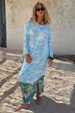 Alternative view of Never Fully Dressed Scenery Jem Dress - Blue