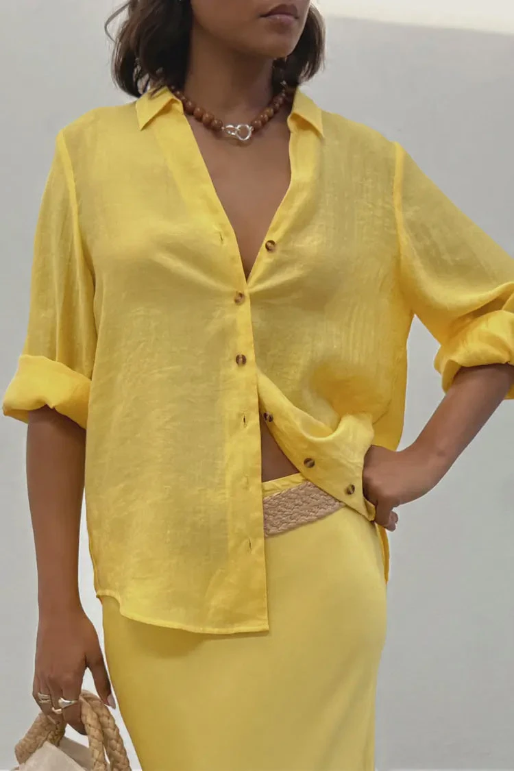 Never Fully Dressed Miley Shirt - Sunshine Yellow 3 Never Fully Dressed Miley Shirt - Sunshine Yellow