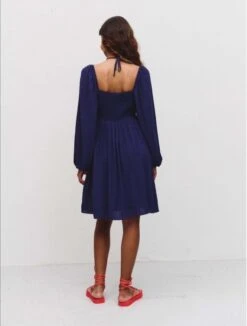 Idano Ouissam Dress - Navy -Lulu&M nuit ouissam dress 9