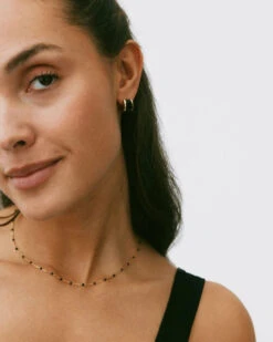 Edblad Perlina Chain Necklace - Black/Gold 7 Edblad Perlina Chain Necklace - Black/Gold -Lulu&M pdp perlina necklace 2