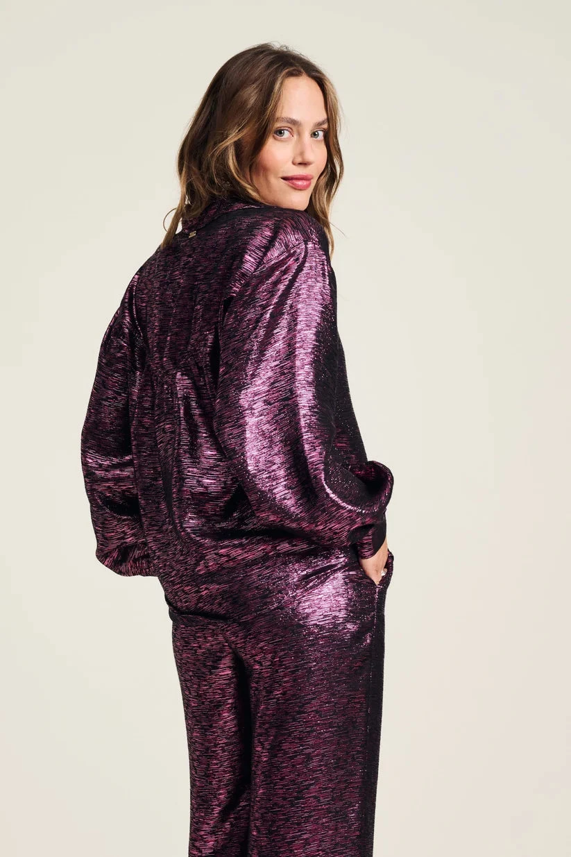 Pom Amsterdam Violet Festive Blouse - Pink 7 Pom Amsterdam Violet Festive Blouse - Pink - Image 5