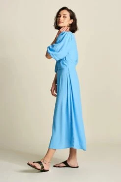 Alternative view of Pom Amsterdam Mediterranean Blue Dress - Blue