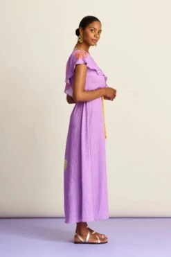 Pom Amsterdam Lilac Flower Dress - Purple 11 Pom Amsterdam Lilac Flower Dress - Purple -Lulu&M pom amsterdam dresses dress lilac flower 54969617219928 jpg