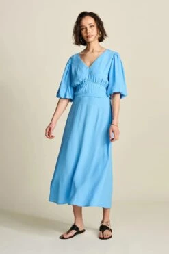 Pom Amsterdam Mediterranean Blue Dress - Blue 11 Pom Amsterdam Mediterranean Blue Dress - Blue -Lulu&M pom amsterdam dresses dress mediterranean blue 54545942446424 jpg
