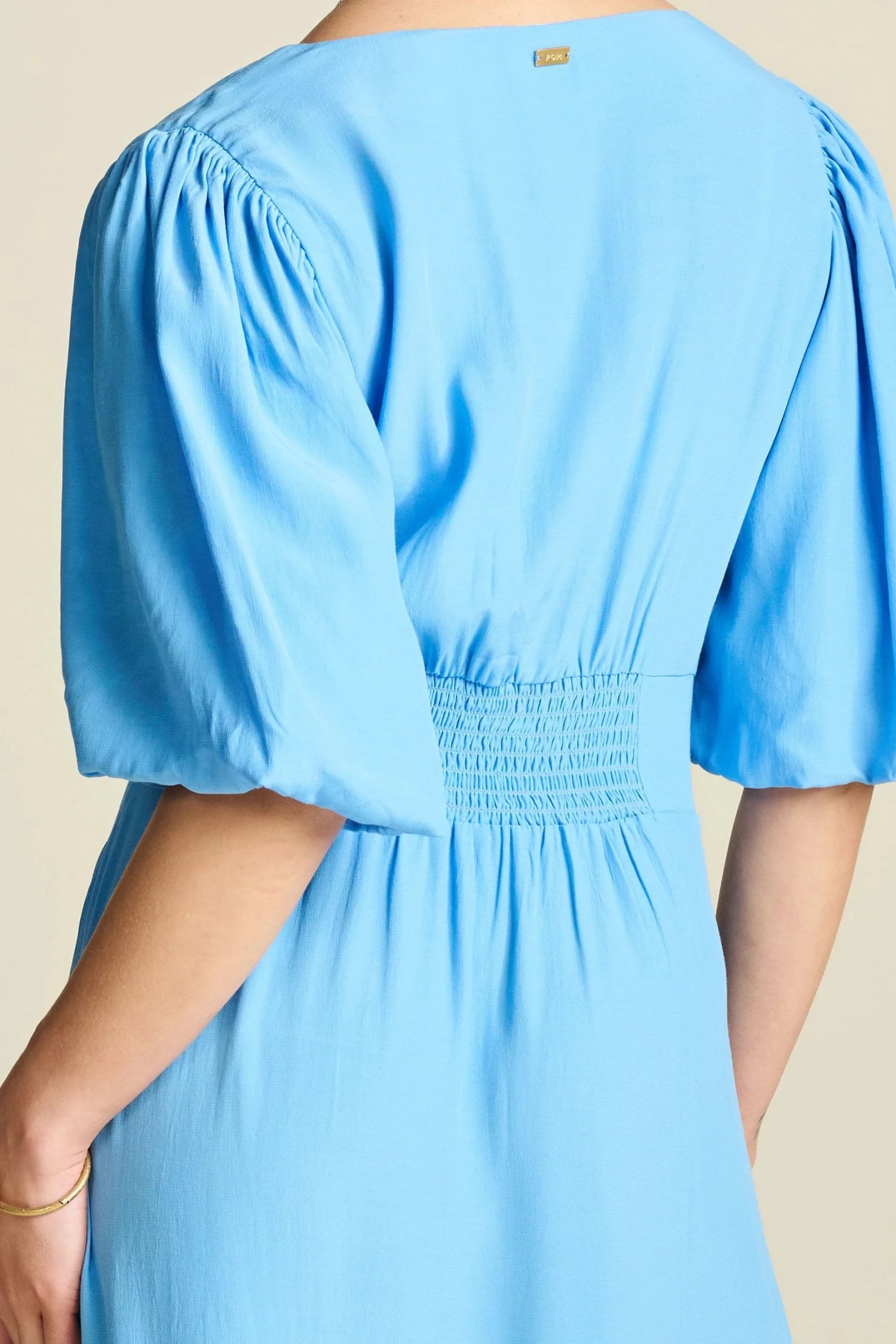 Pom Amsterdam Mediterranean Blue Dress - Blue 9 Pom Amsterdam Mediterranean Blue Dress - Blue - Image 7