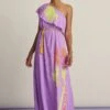 Pom Amsterdam Lilac Flower Dress - Purple 2 Pom Amsterdam Lilac Flower Dress - Purple -Lulu&M pom amsterdam dresses purple 34 dress lilac flower 54969615024472 jpg
