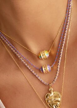 Mya Bay Large Woven Beaded Necklace - Pink / Fuchsia 6 Mya Bay Large Woven Beaded Necklace - Pink / Fuchsia -Lulu&M pub media mercator photo import CO 261 G RAINBOWTALISMAN PORTE web