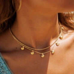 Caroline Svedbom Petite Rope Necklace - Gold 9 Caroline Svedbom Petite Rope Necklace - Gold -Lulu&M seashell necklace jpg 49648cd8 f951 4fb9 844c 192132ed02bb
