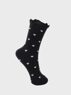 Black Colour Nerissa Sock - Black