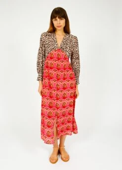 Primrose Park Opal Dress - Brown Leo/Pink Zigzag 9 Primrose Park Opal Dress - Brown Leo/Pink Zigzag -Lulu&M st7s8bn3ozqexfppj20240124103059