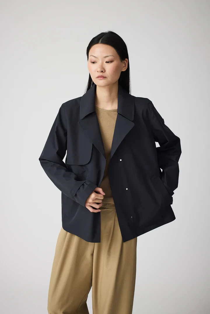 Tanta Niwl Raincoat - Dark Navy 3 Tanta Niwl Raincoat - Dark Navy
