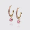 Caroline Svedbom Tracy Loop Earrings Gold - Light Rose 1 Caroline Svedbom Tracy Loop Earrings Gold - Light Rose -Lulu&M tracey coop light rose e3121fd2 1697 4ac3 acee b1c284c9e66f 998x998 jpg