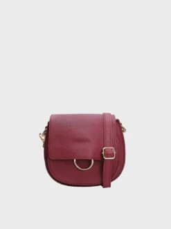 Black Colour Olivia Crossover Bag - Wine