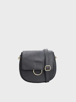 Black Colour Olivia Crossover Bag - Black